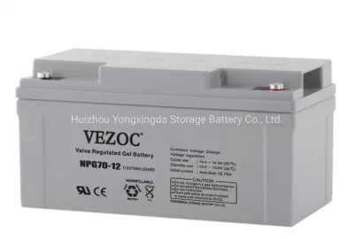 12V70ah sem manutenção Bateria de gel VRLA Bateria de armazenamento de energia Solar UPS Power